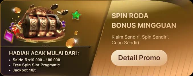 LUCKYSPIN!! RODA BONUS MINGGUAN